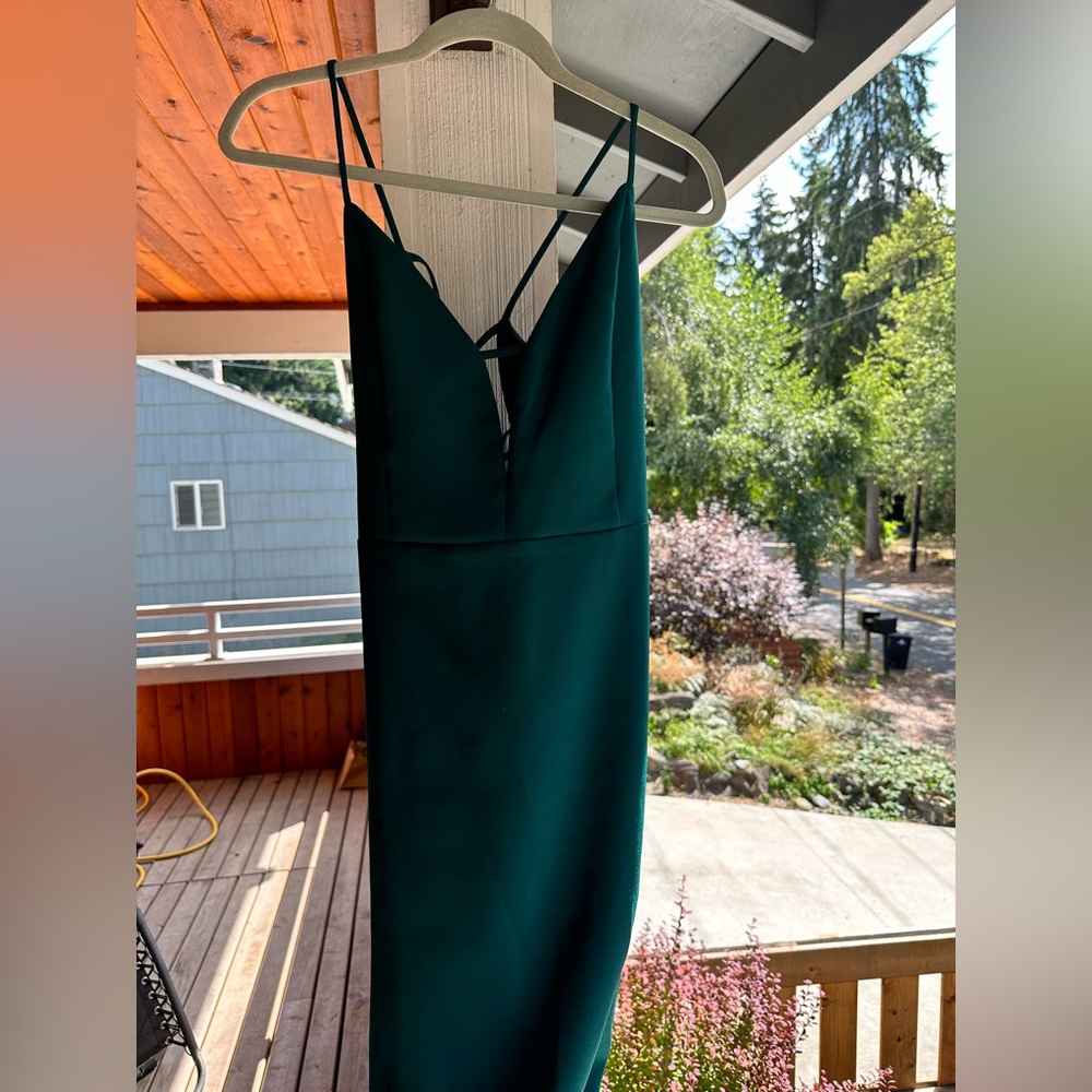 Women’s midnight green dress